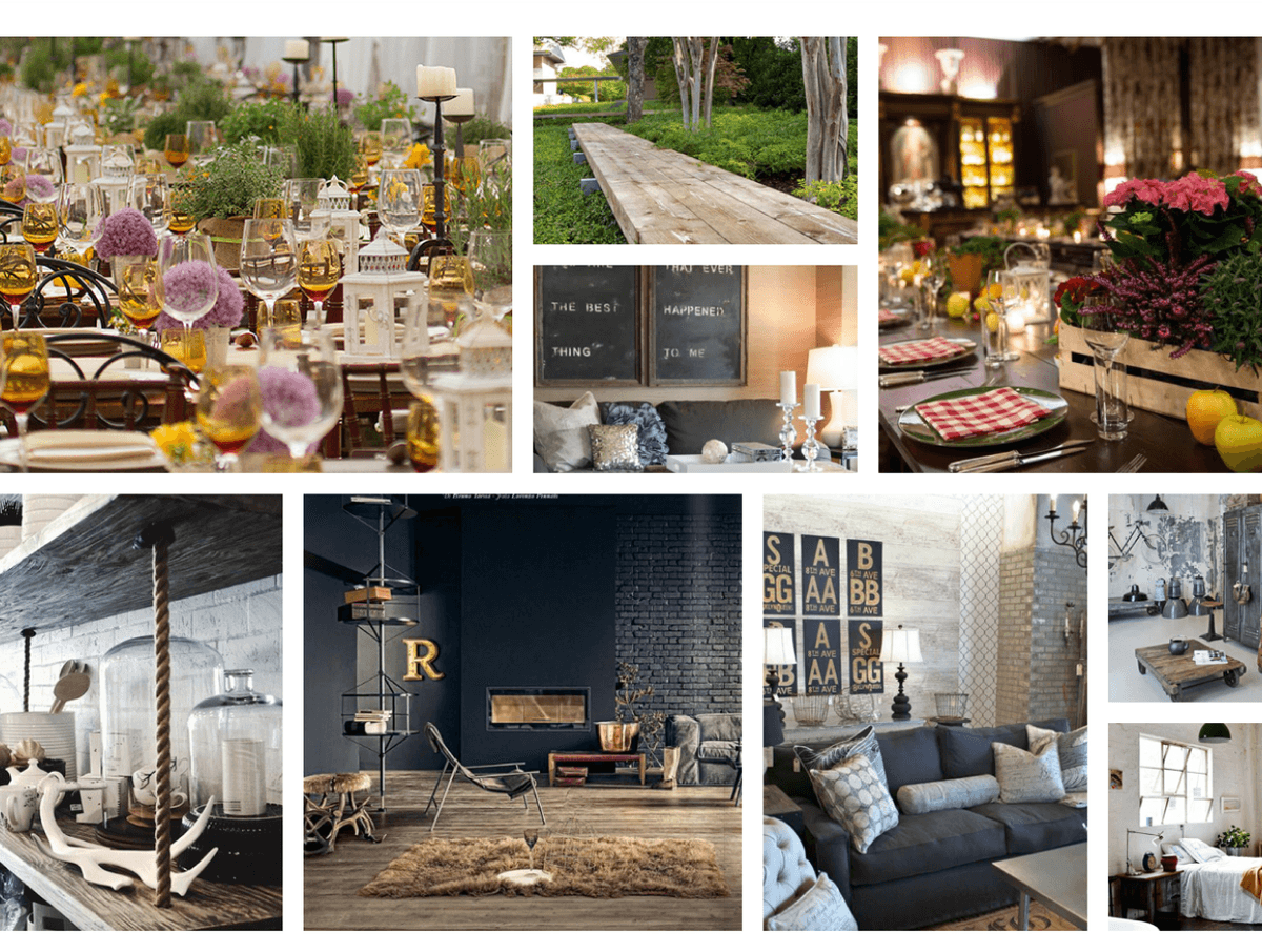 Vintage Rustic stile